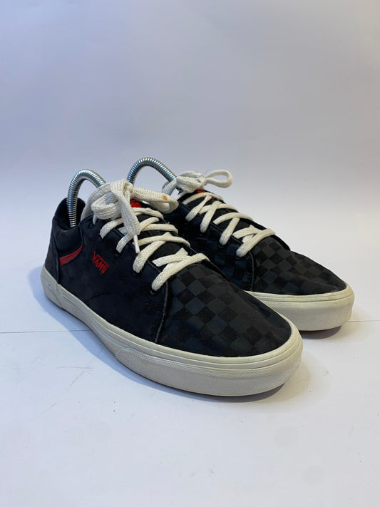 Vans Black Checkerboard Low-Top Sneakers