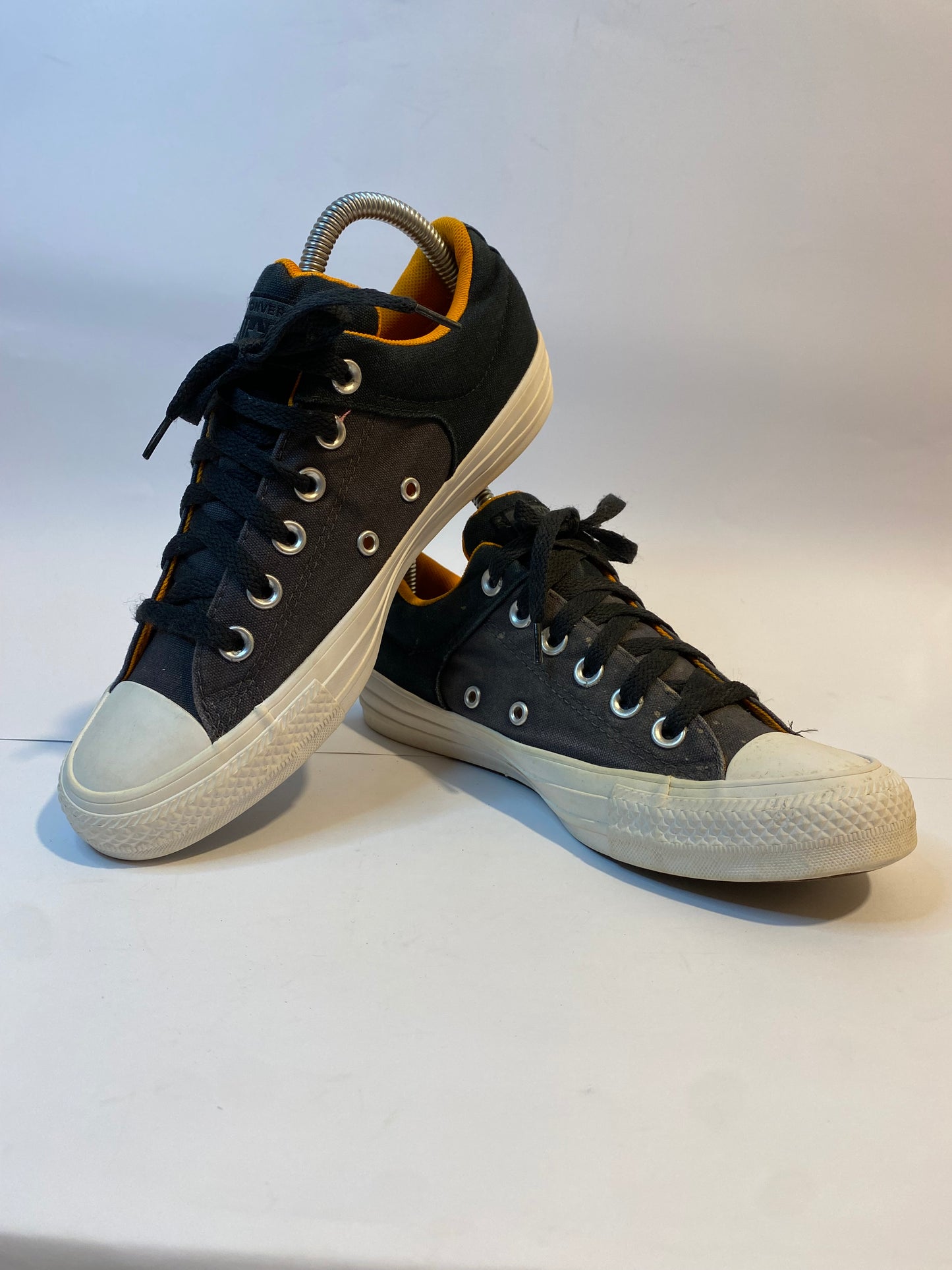 Converse Grey Brown Low-Top Sneakers