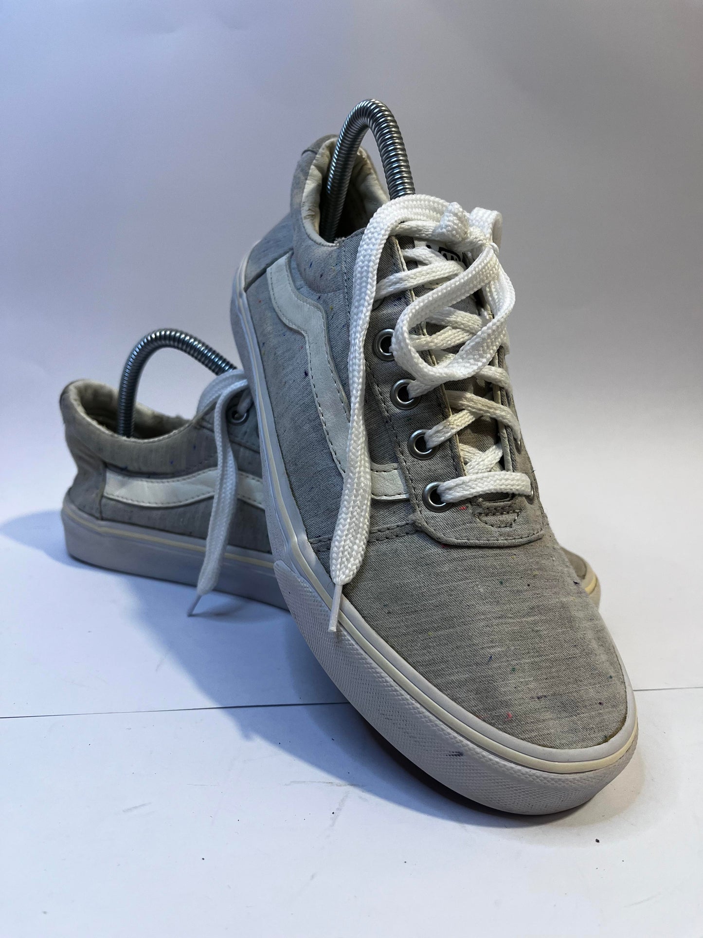 Vans Light Grey Low-Top Sneakers