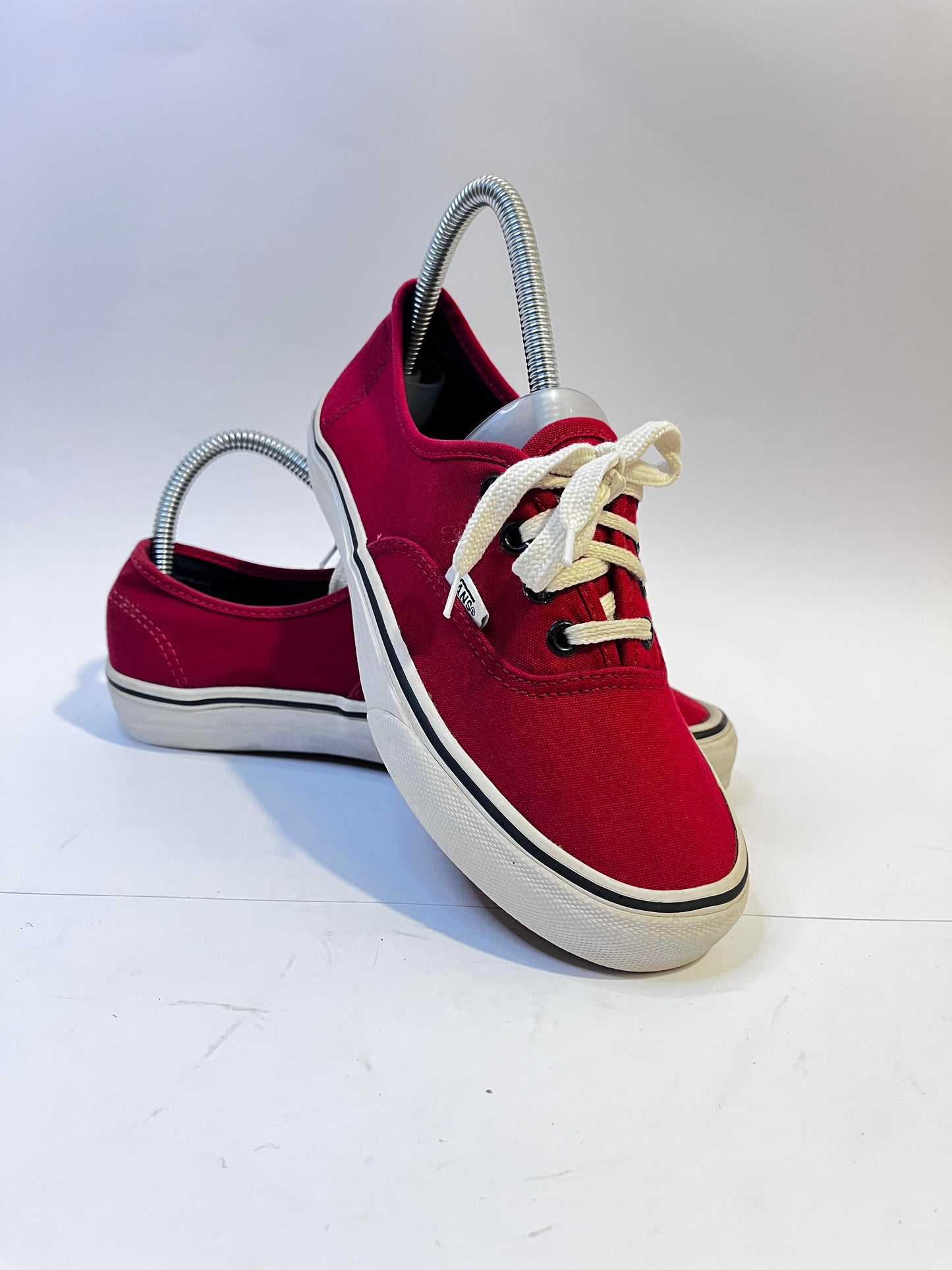 Vans Red Low-Top Sneakers