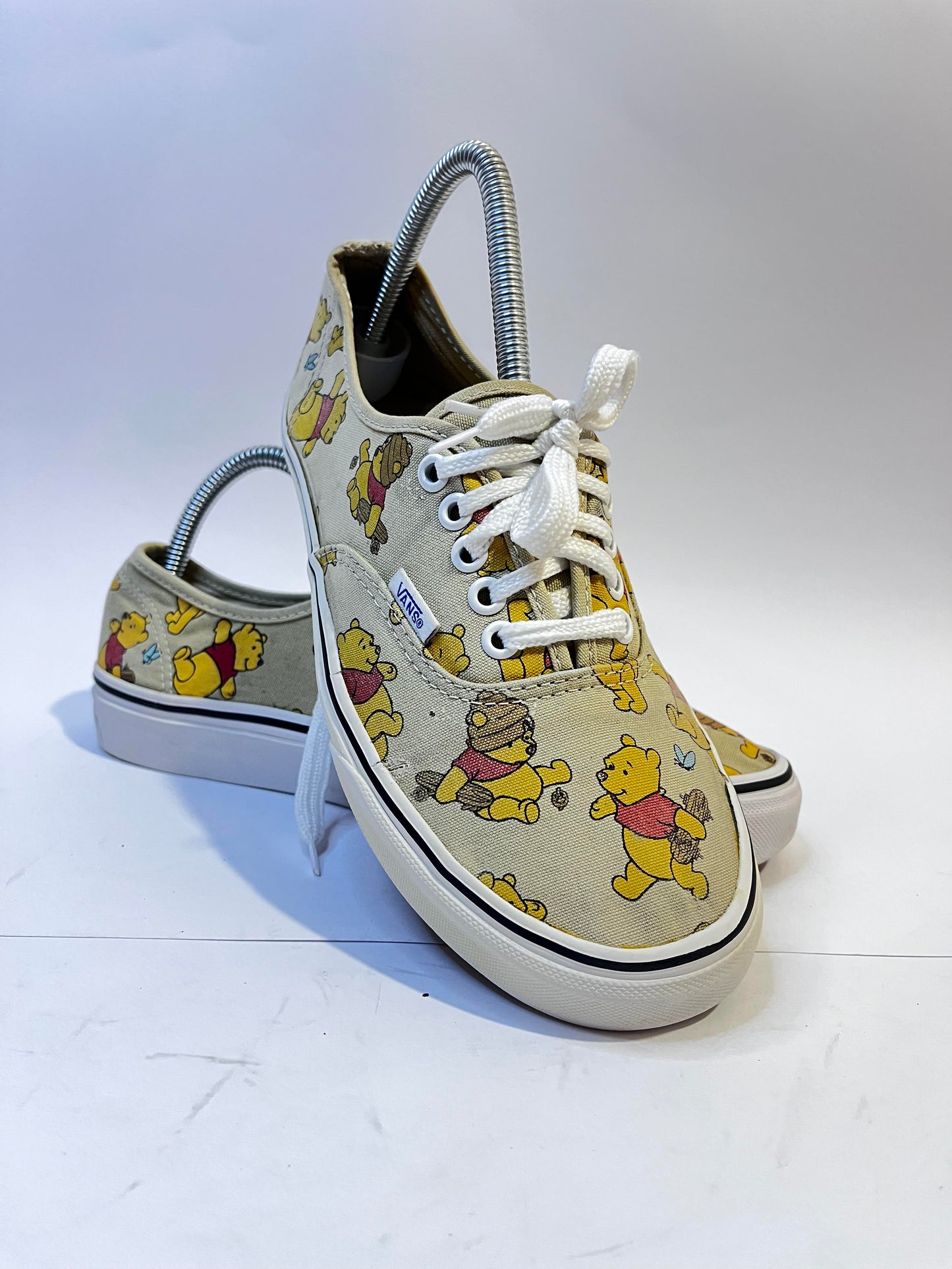 Vans Grey and Yellow Low-Top Sneakers