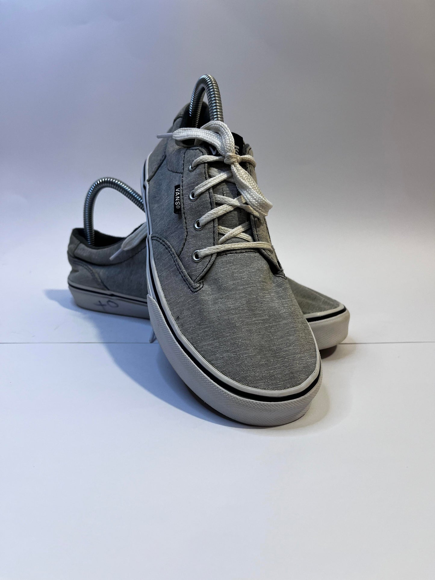 Vans Grey Low-Top Sneakers