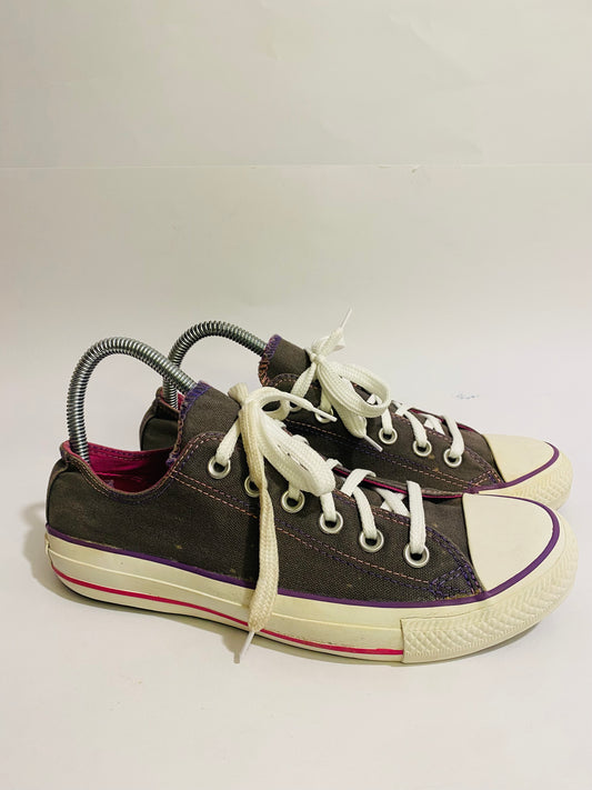 Converse Brown Purple High-Top Sneakers