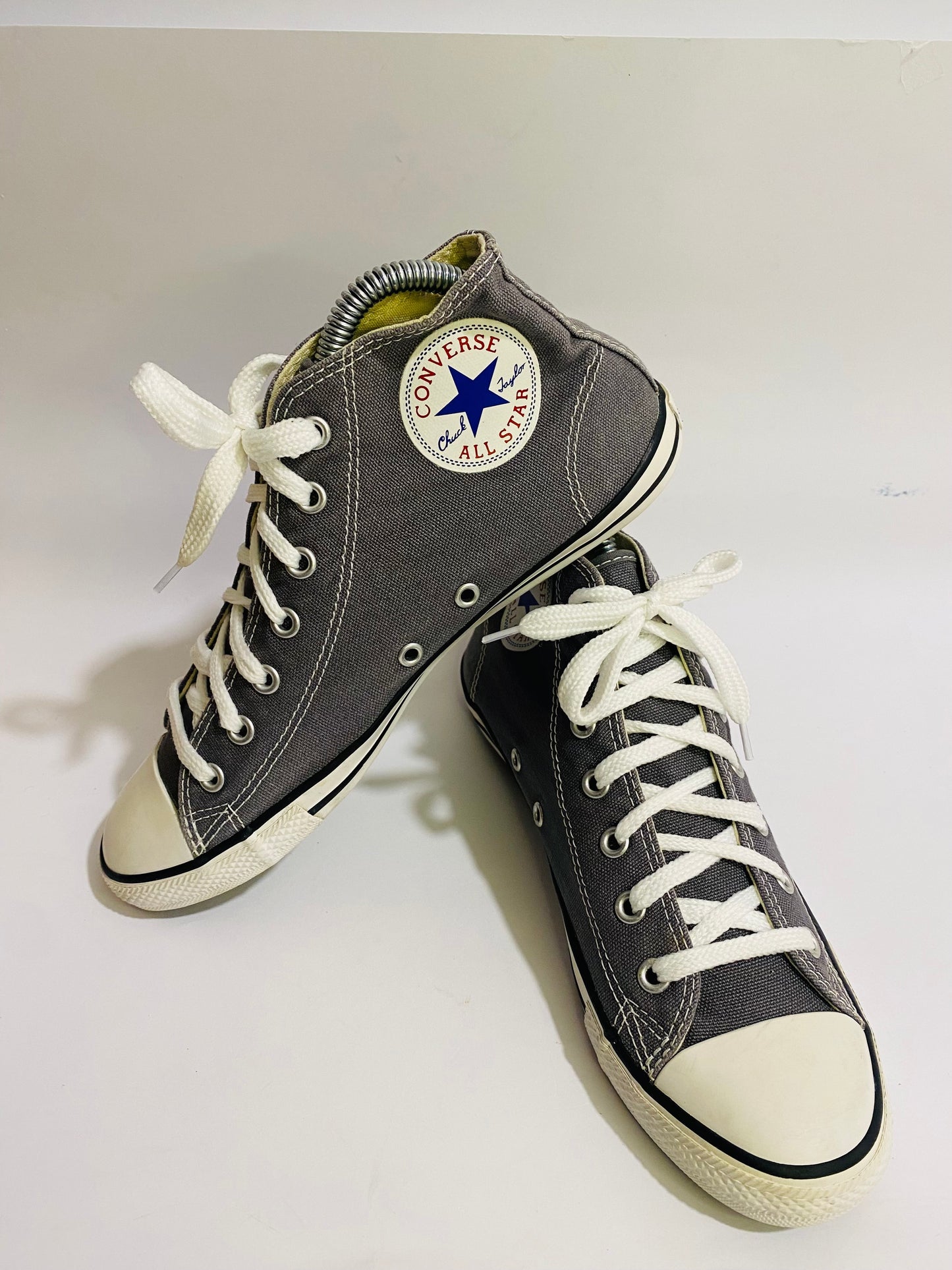 Converse Light Grey High-Top Sneakers