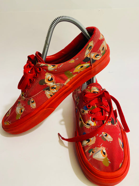 Vans Red Low-Top Sneakers