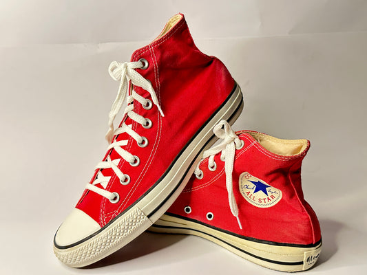 Converse Red High-Top Sneakers