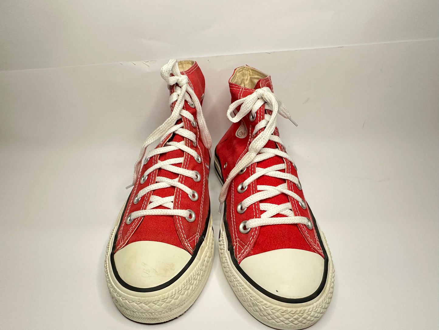 Converse Red High-Top Sneakers