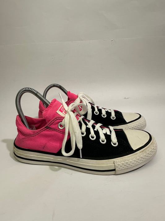 Converse Black n Pink Low-Top Sneakers
