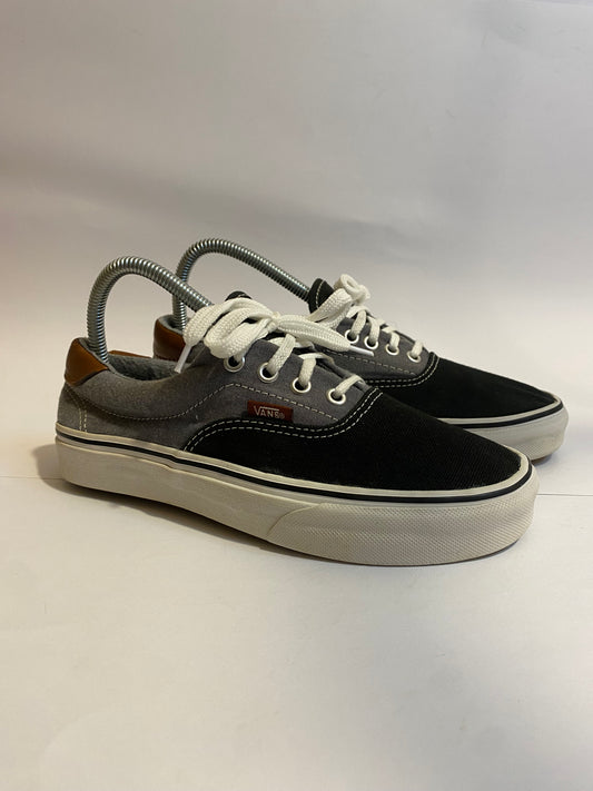 Vans Black and Grey Low-Top Sneakers
