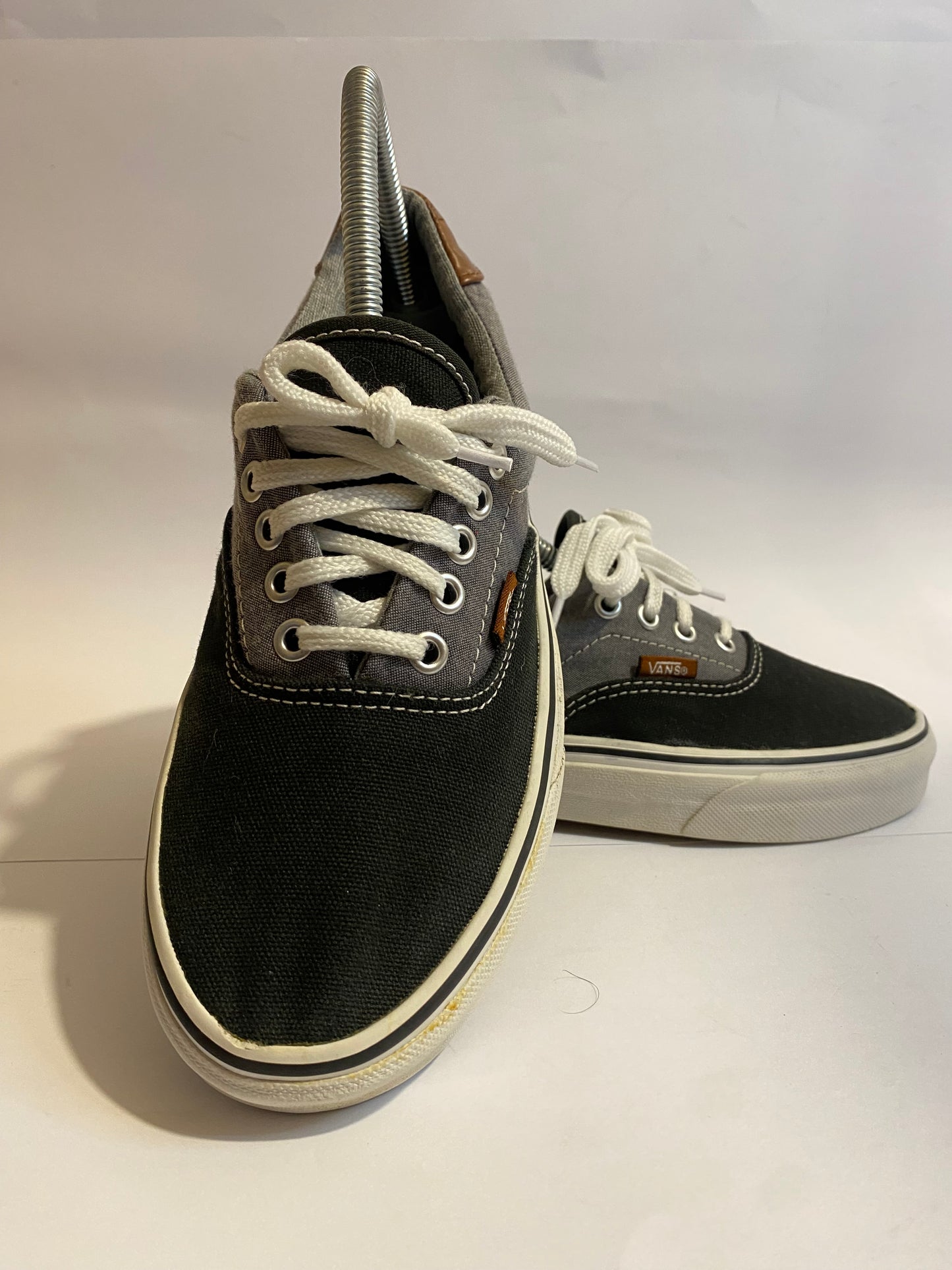 Vans Black and Grey Low-Top Sneakers