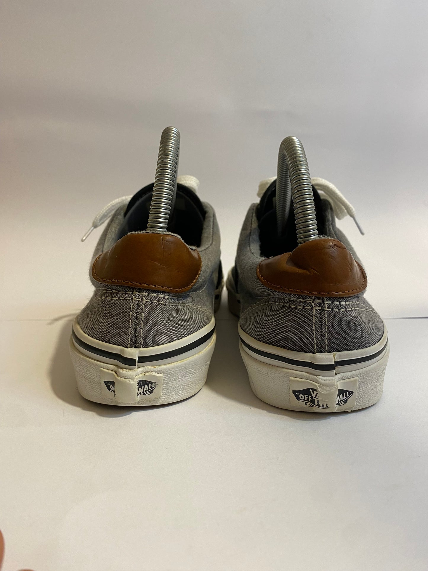 Vans Black and Grey Low-Top Sneakers