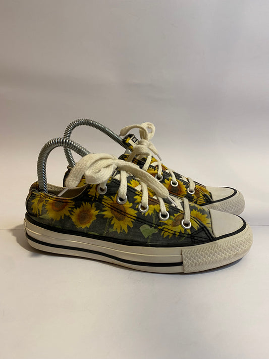 Converse Olive Yellow Low-Top Sneakers