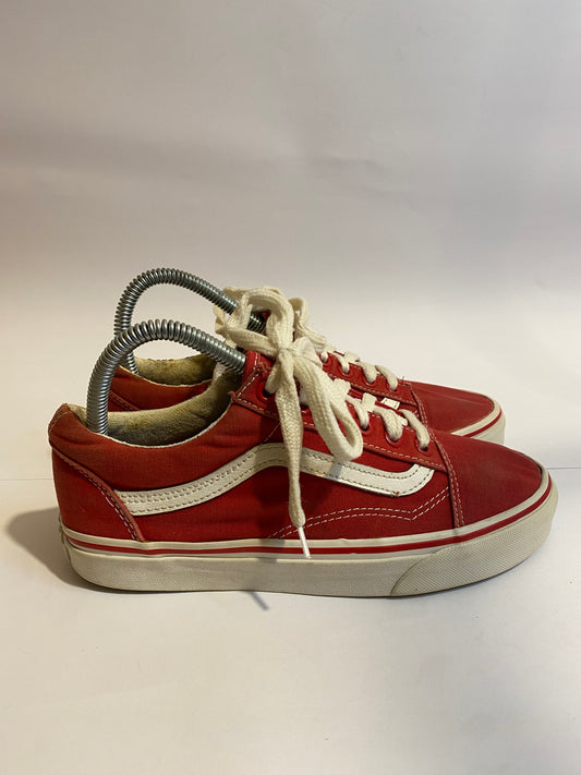 Vans Red Violet Low-Top Sneakers