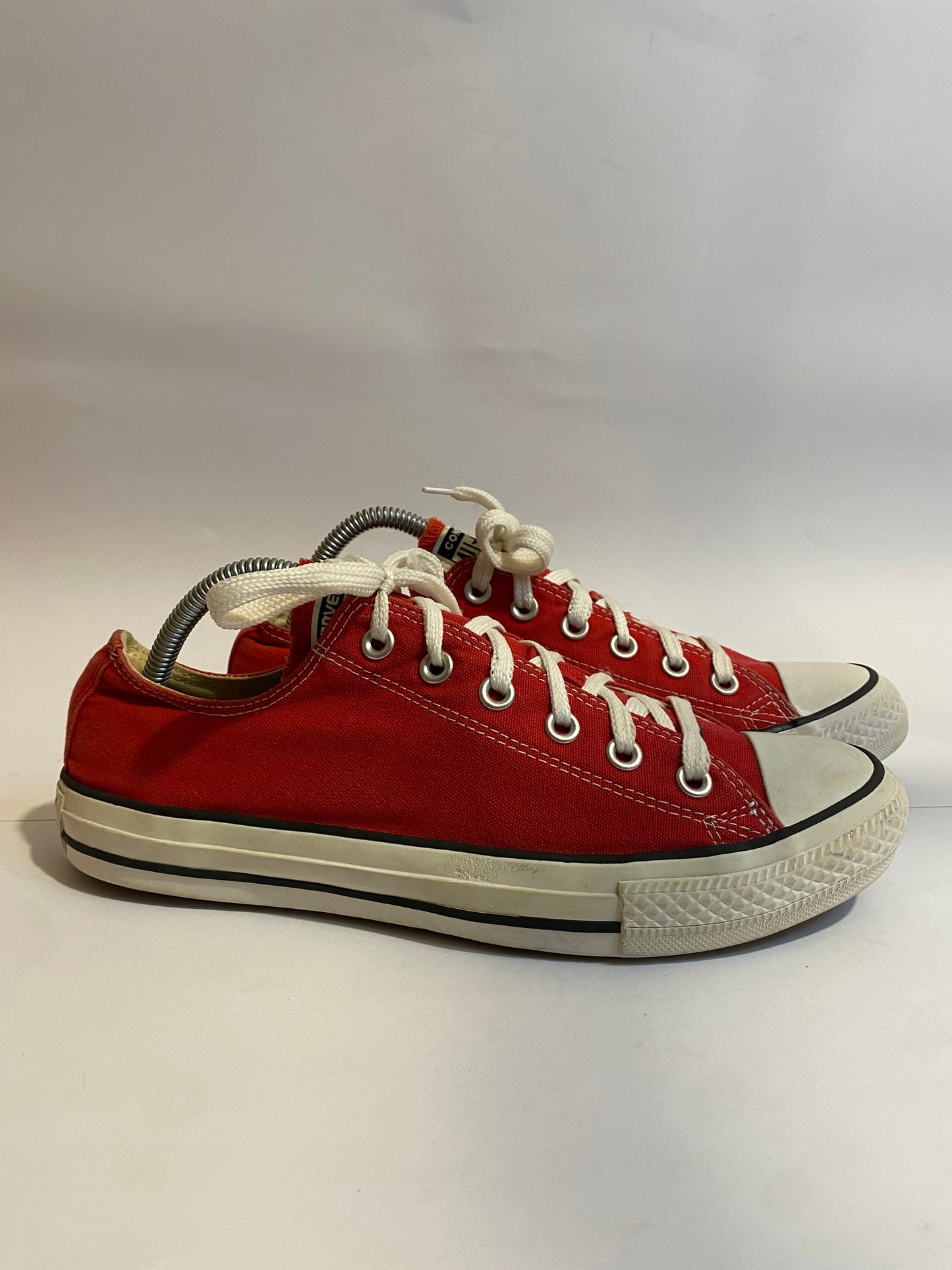 Converse Red Low-Top Sneakers