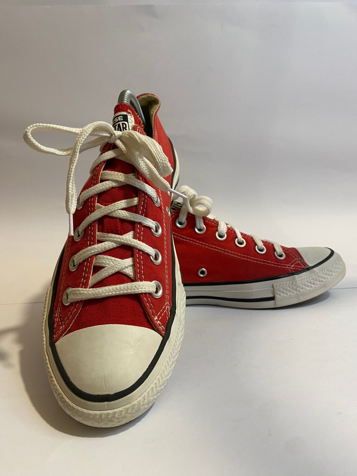Converse Red Low-Top Sneakers