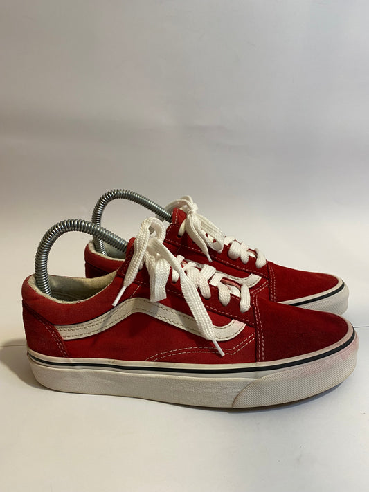 Vans Ruby Red Low-Top Sneakers