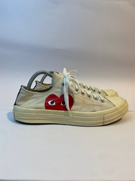 Converse Off-White with Light Rubber Sole Low-Top Sneakers