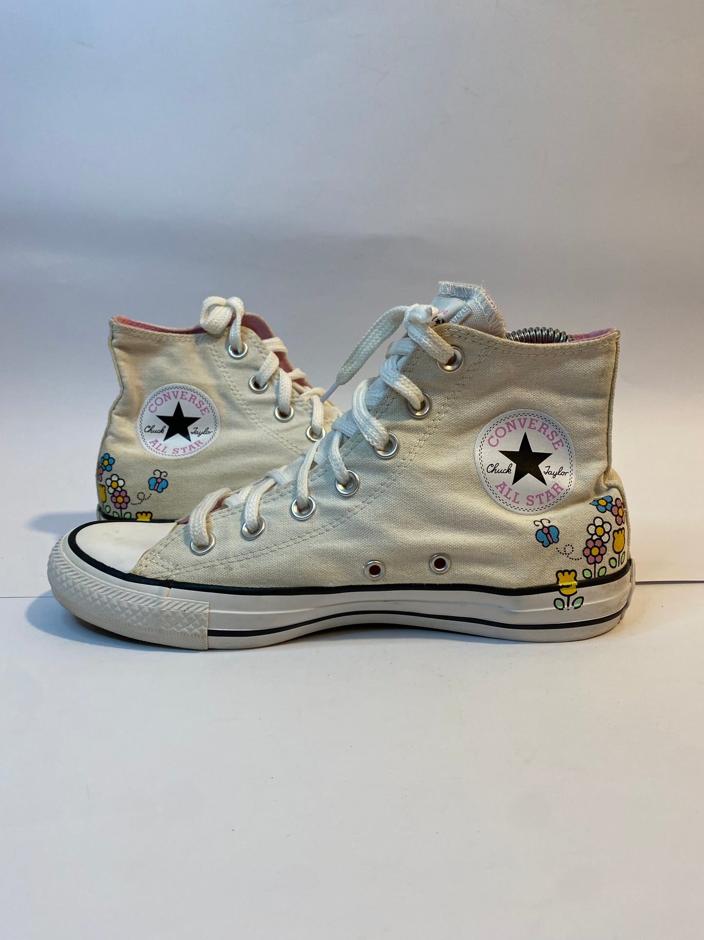 Converse White High-Top Sneakers