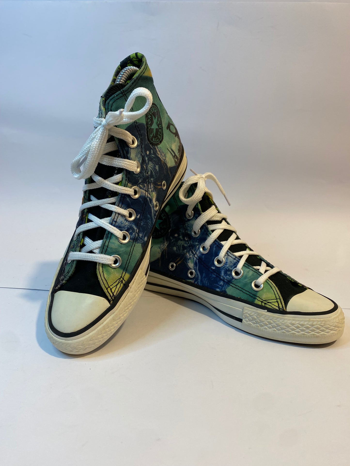 Converse Silver High-Top Sneakers