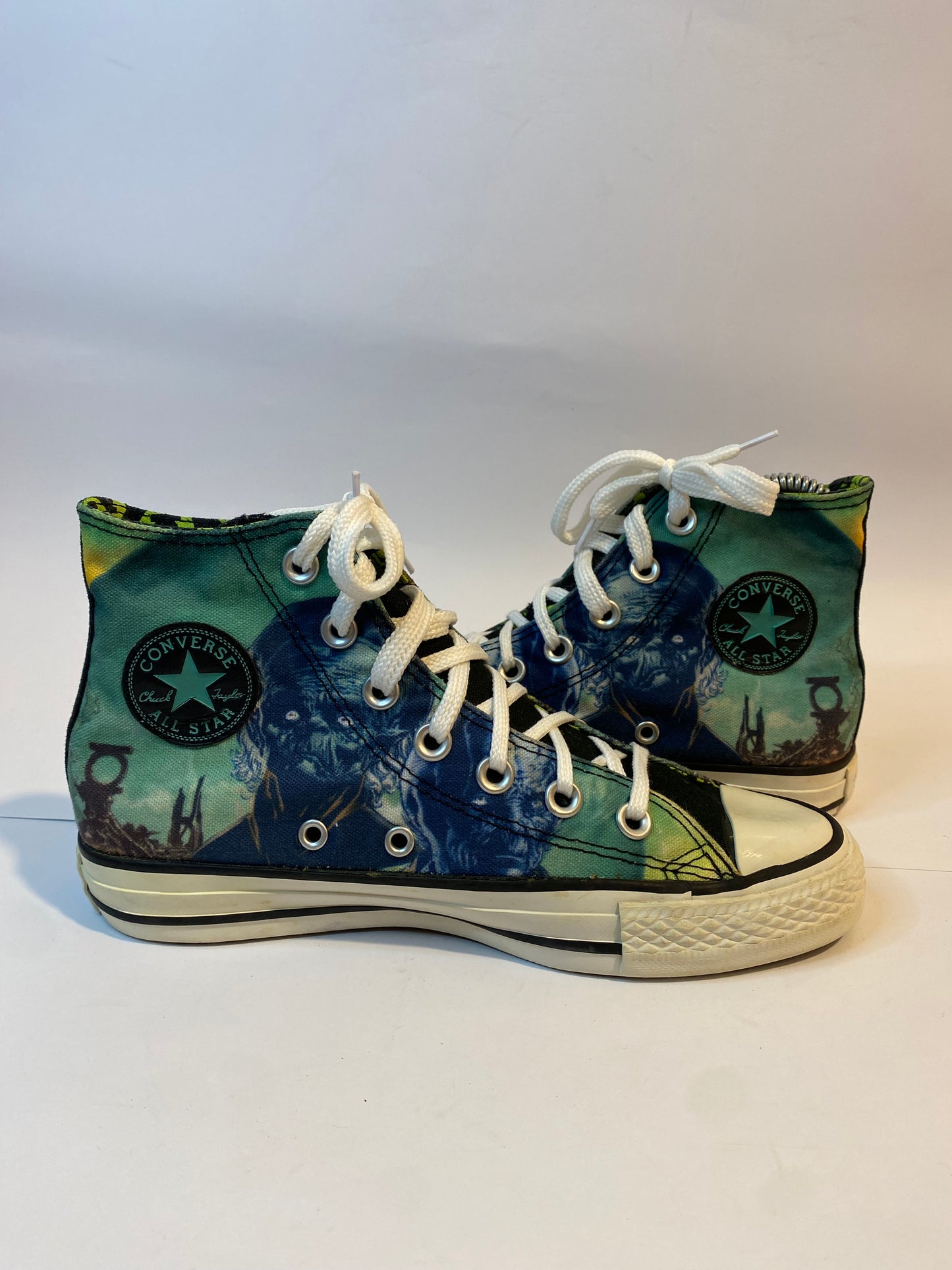 Converse Silver High-Top Sneakers