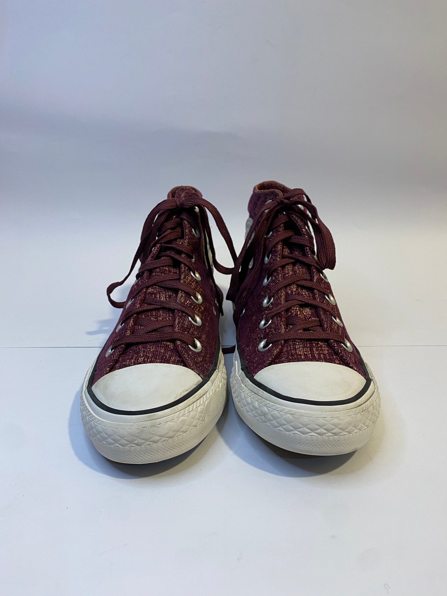 Converse Dark Purple High-Top Sneakers