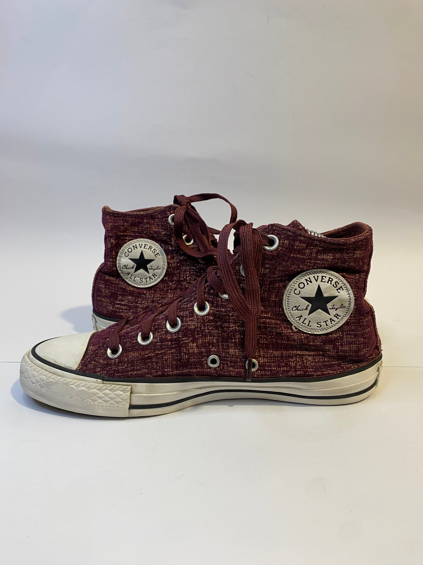 Converse Dark Purple High-Top Sneakers