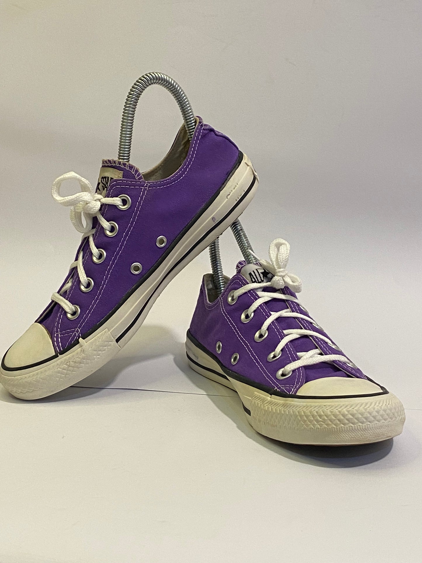 Converse Purple Low-Top Sneakers