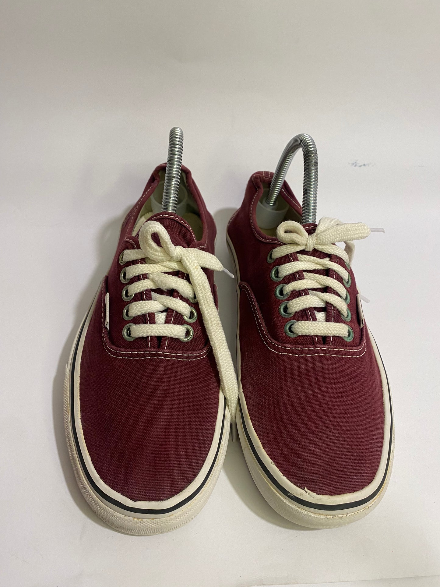 Vans Maroon Low-Top Sneakers