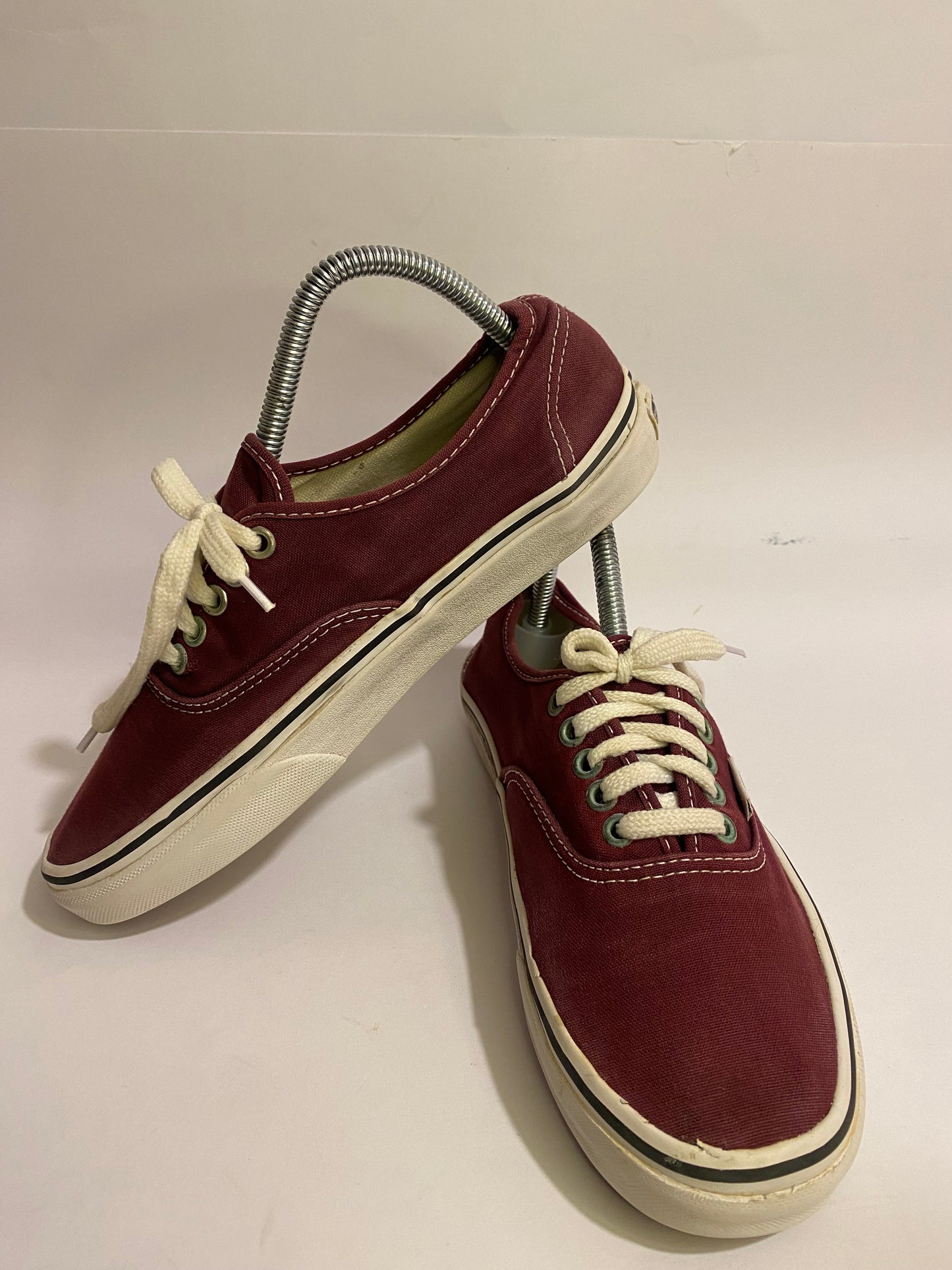 Vans Maroon Low-Top Sneakers