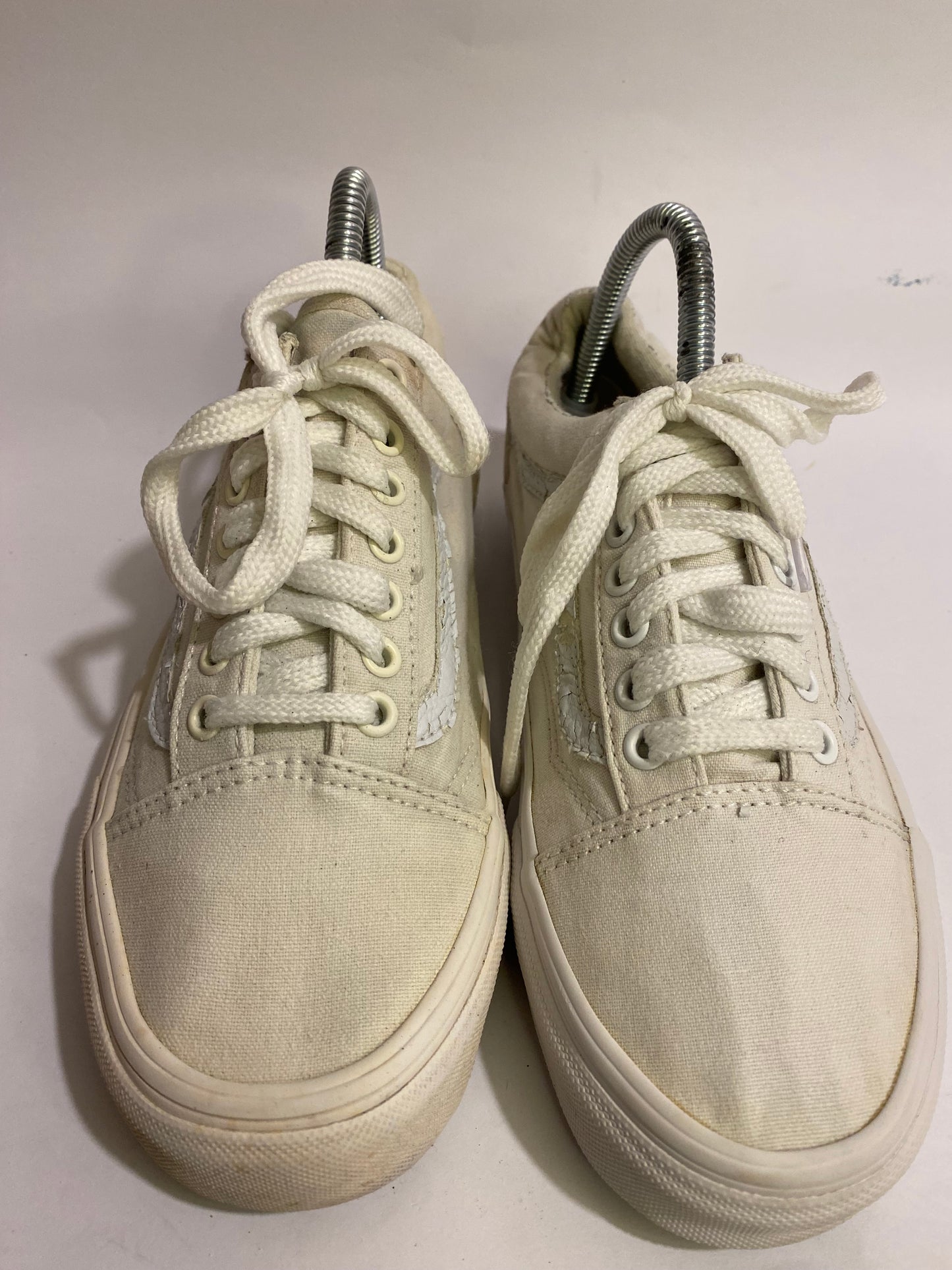 Vans Ash White Low-Top Sneakers