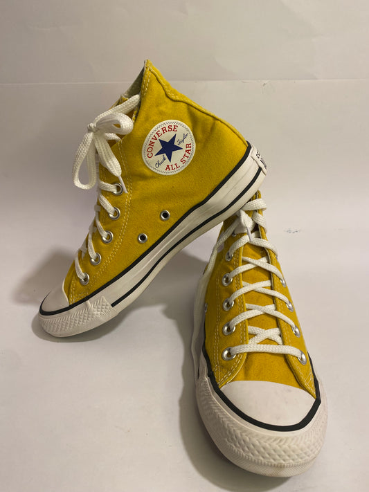 Converse Mustard Yellow High-Top Sneakers
