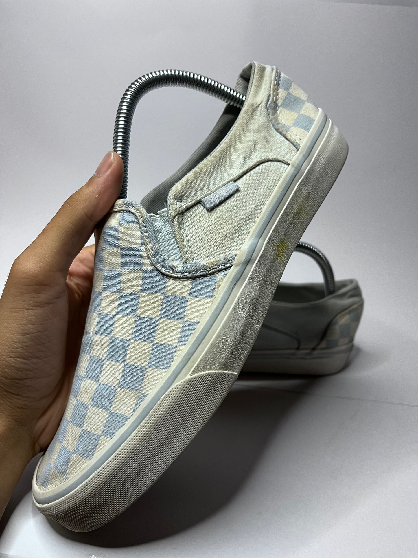 Vans Vintage Twist – Checkerboard Blue and White