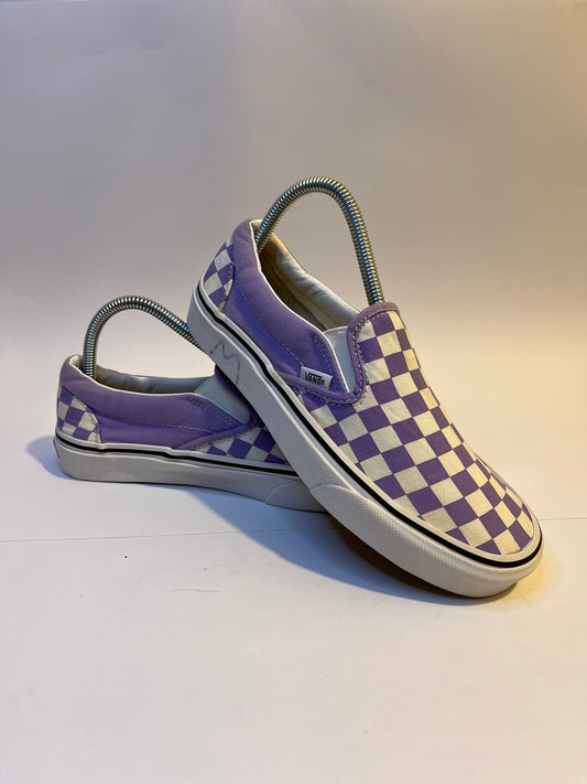 Vans Slip-On – Check-board Silver Sand