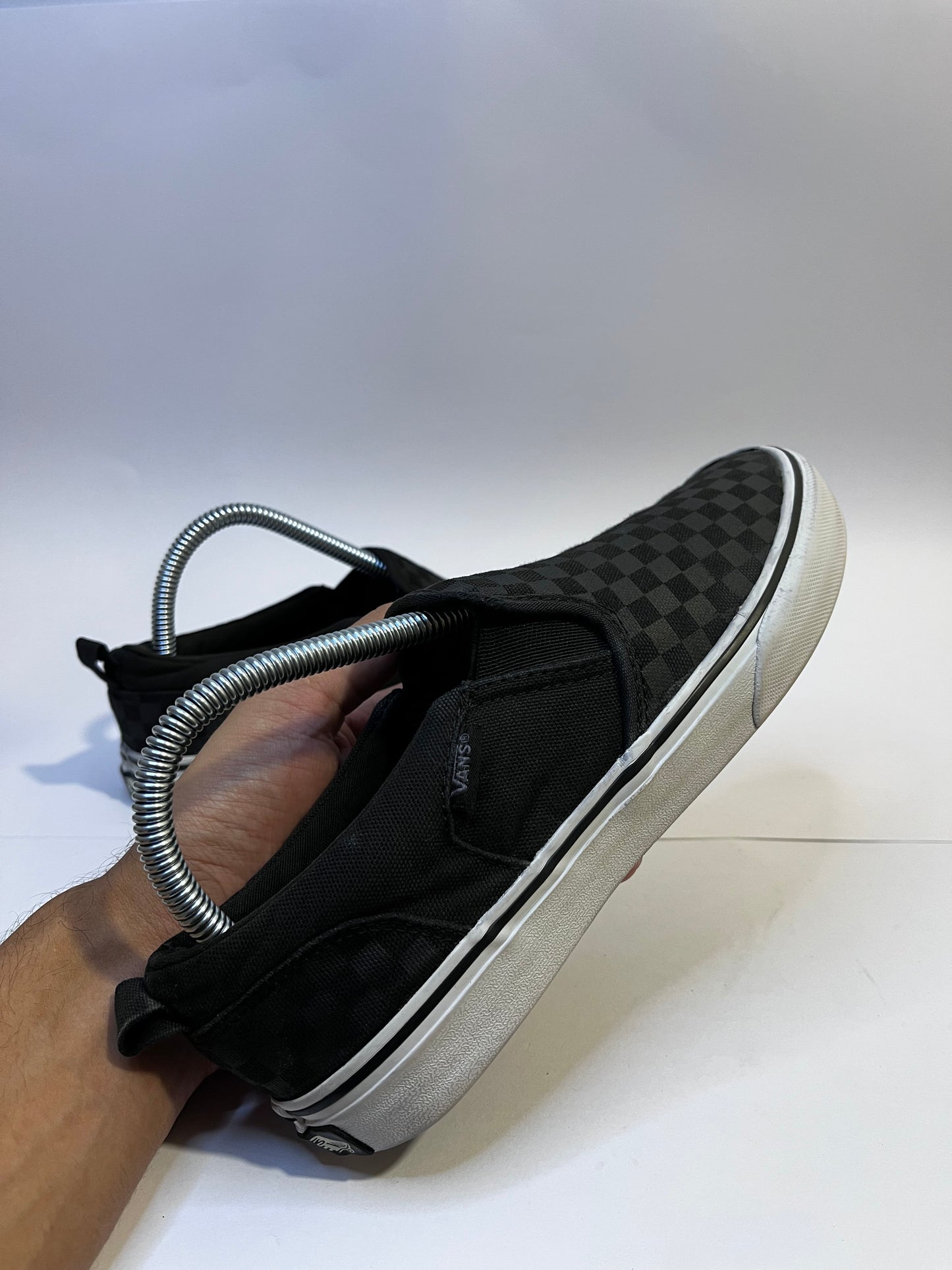 Vans Slip-On – Check-board Granite Grey