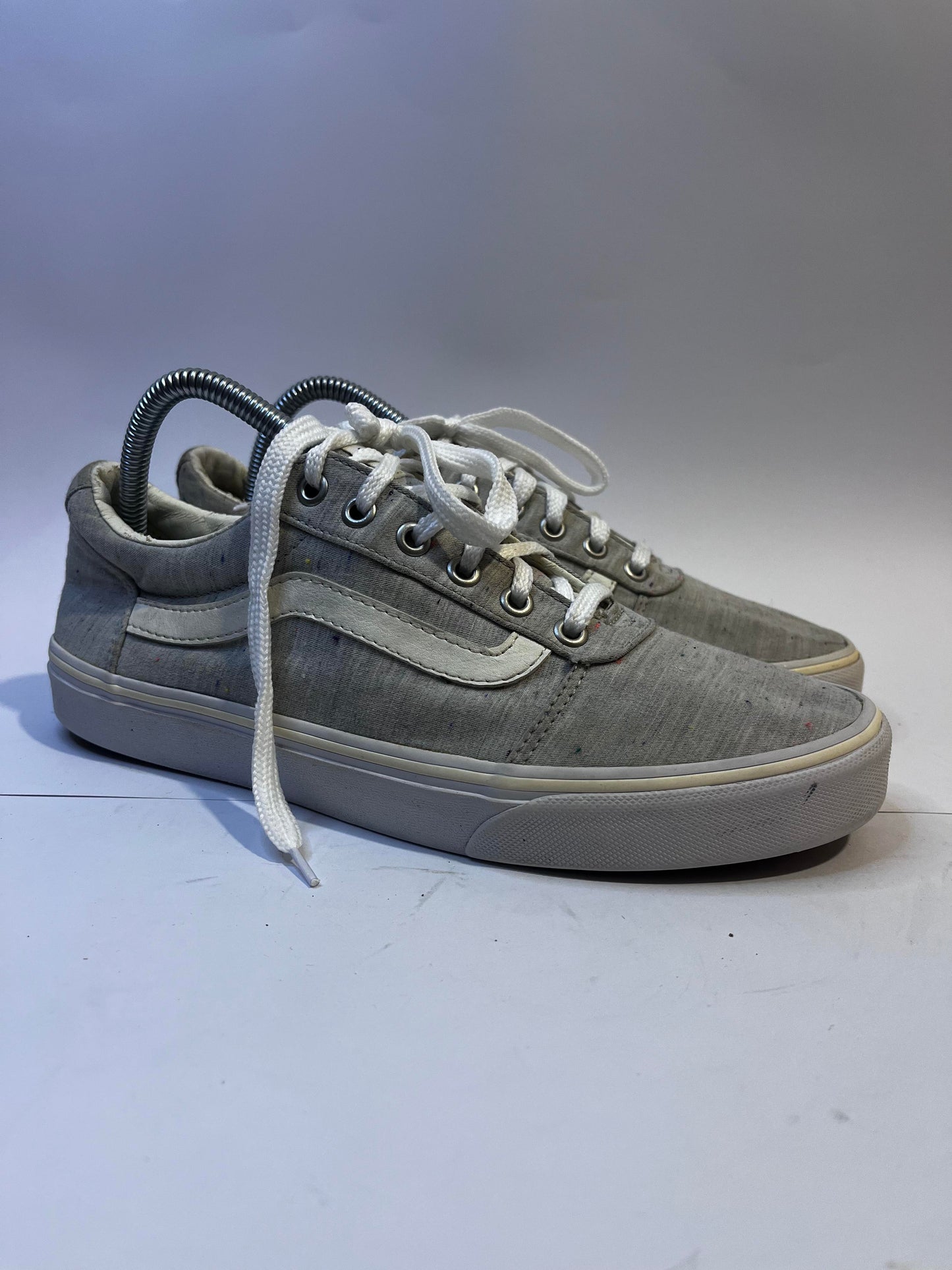 Vans Light Grey Low-Top Sneakers