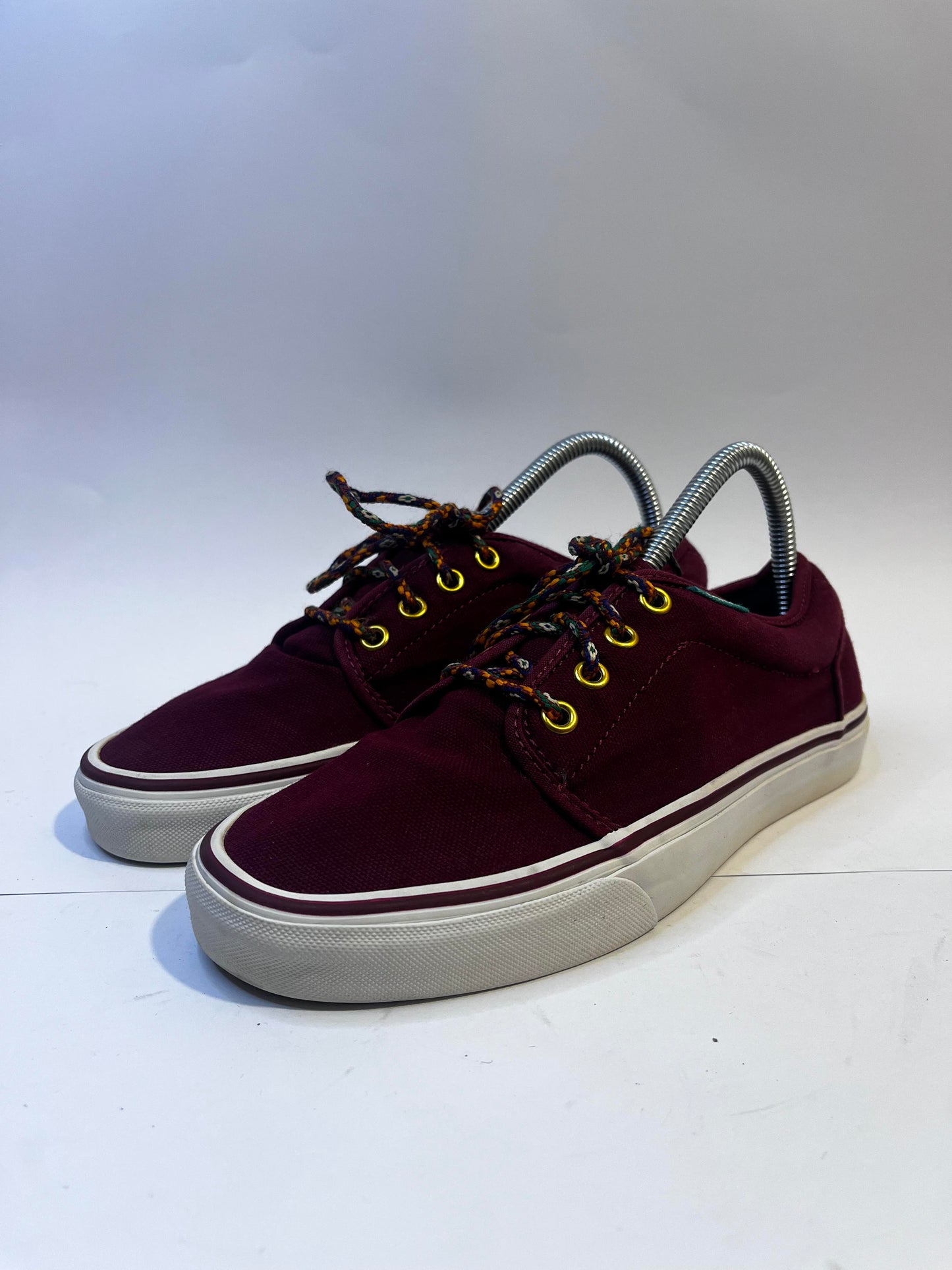 Vans Maroon Low-Top Sneakers
