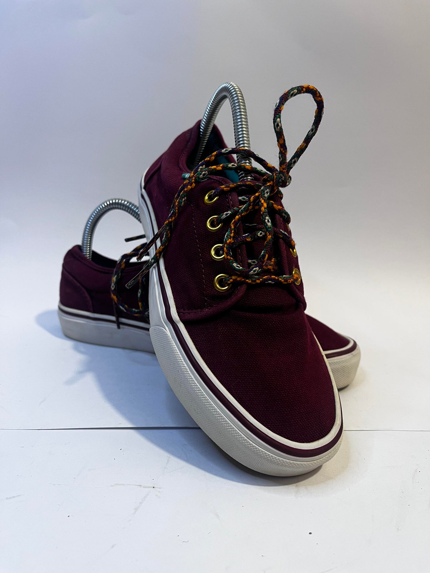Vans Maroon Low-Top Sneakers
