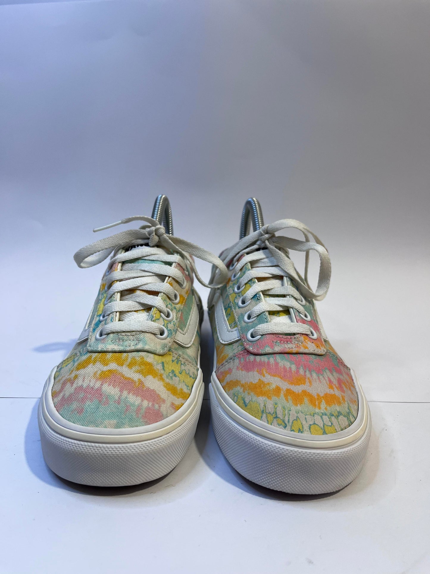 Vans White Yellow Low-Top Sneakers
