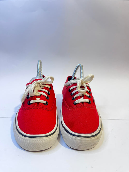 Vans Red Low-Top Sneakers