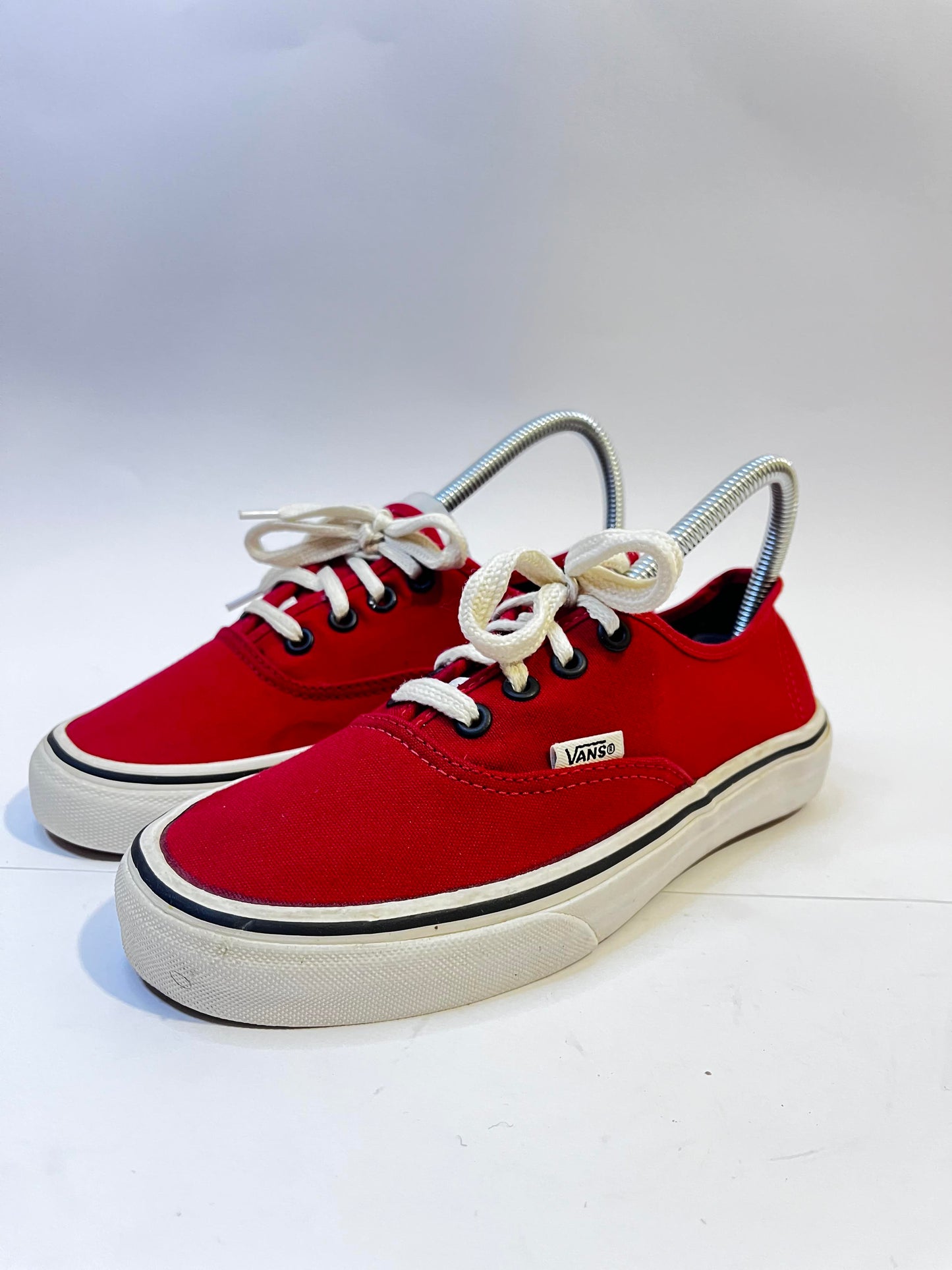 Vans Red Low-Top Sneakers