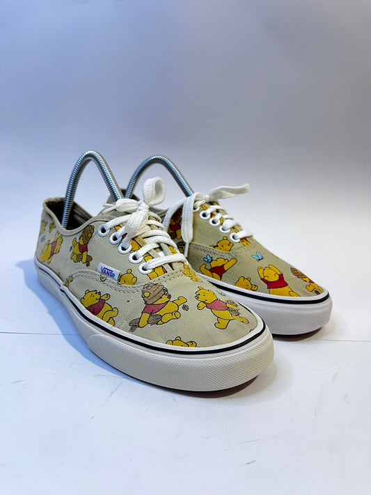 Vans Grey and Yellow Low-Top Sneakers