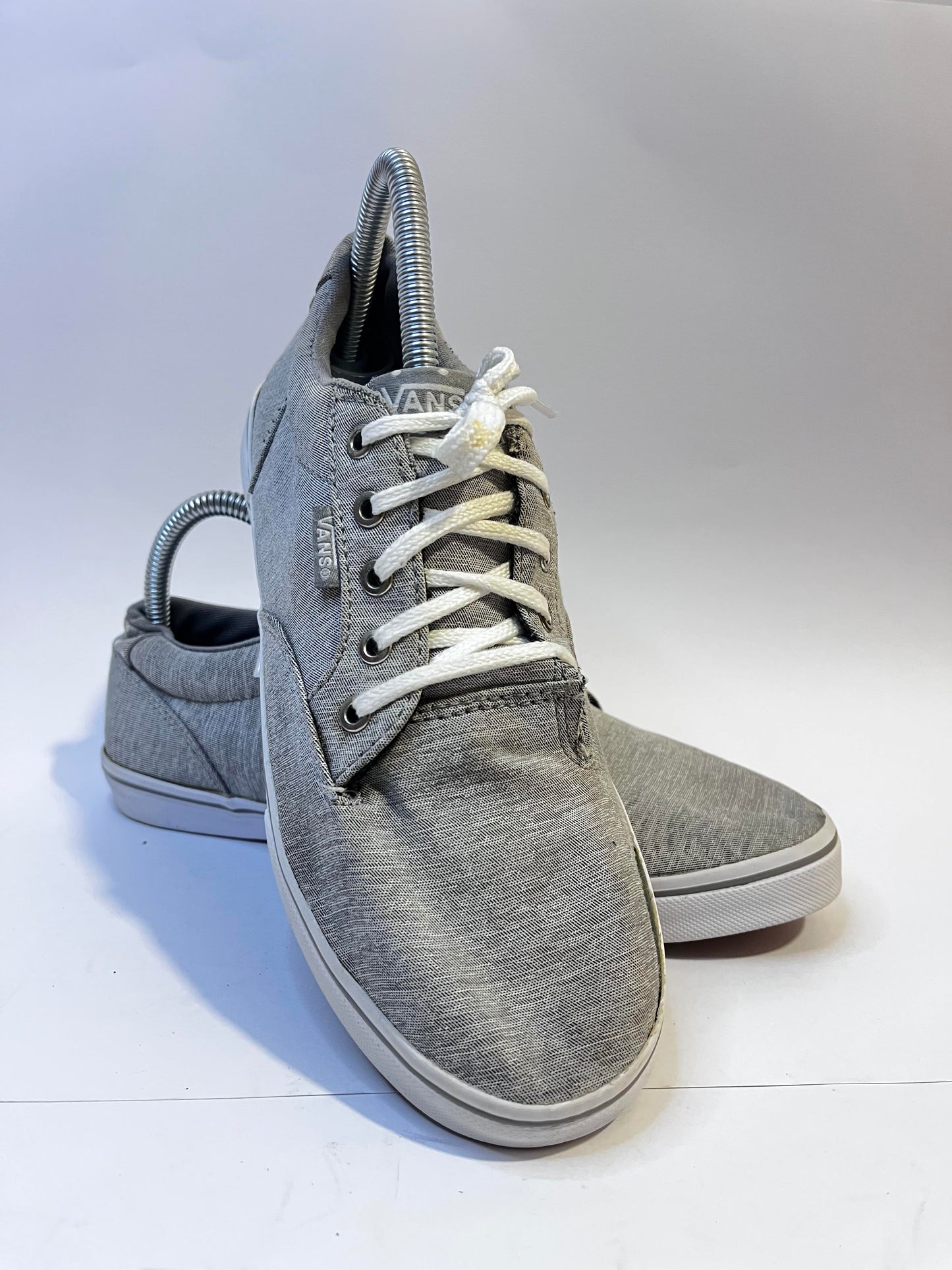 Vans Light Grey Low-Top Sneakers