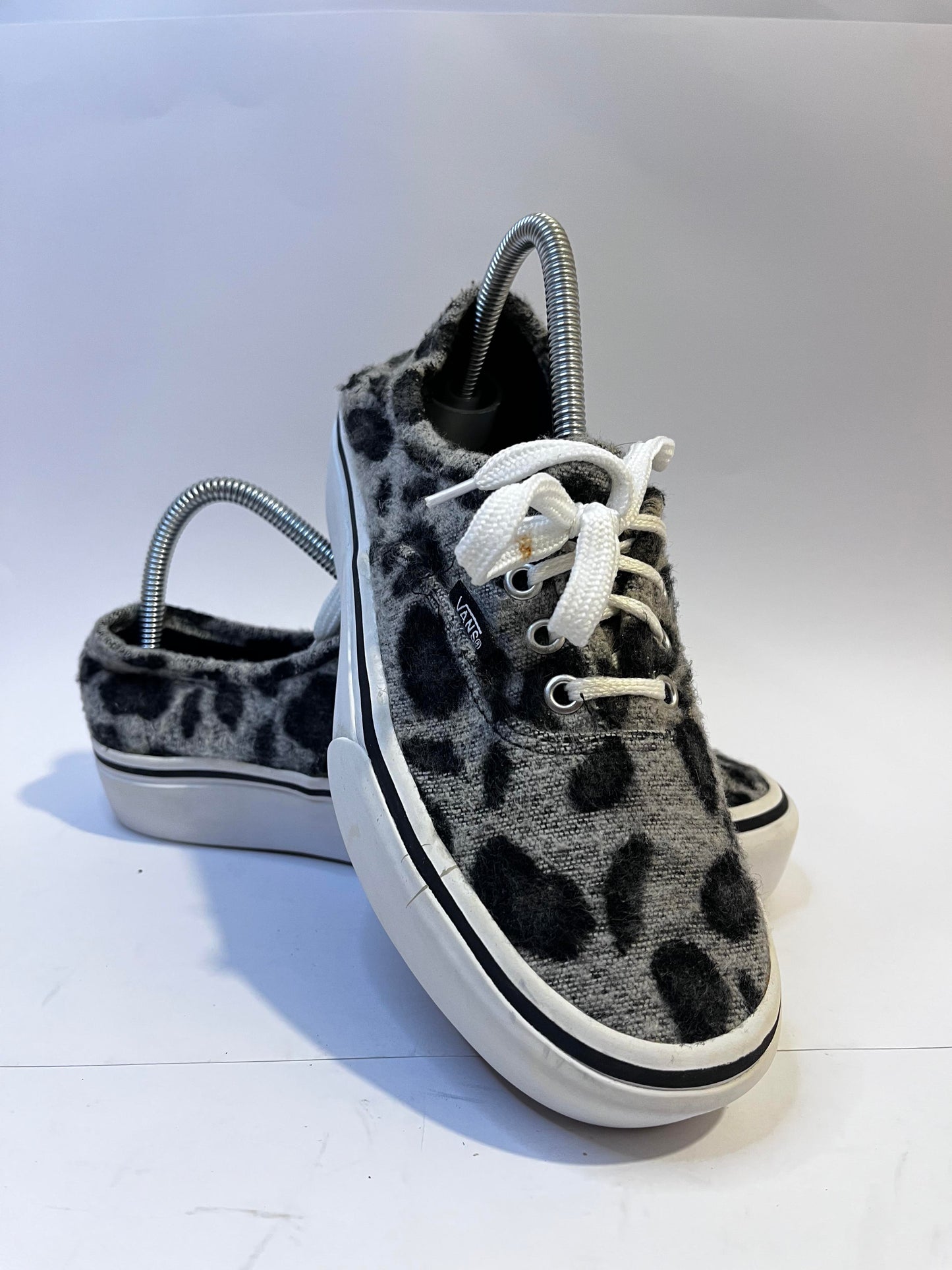 Vans Black and Grey Low-Top Sneakers