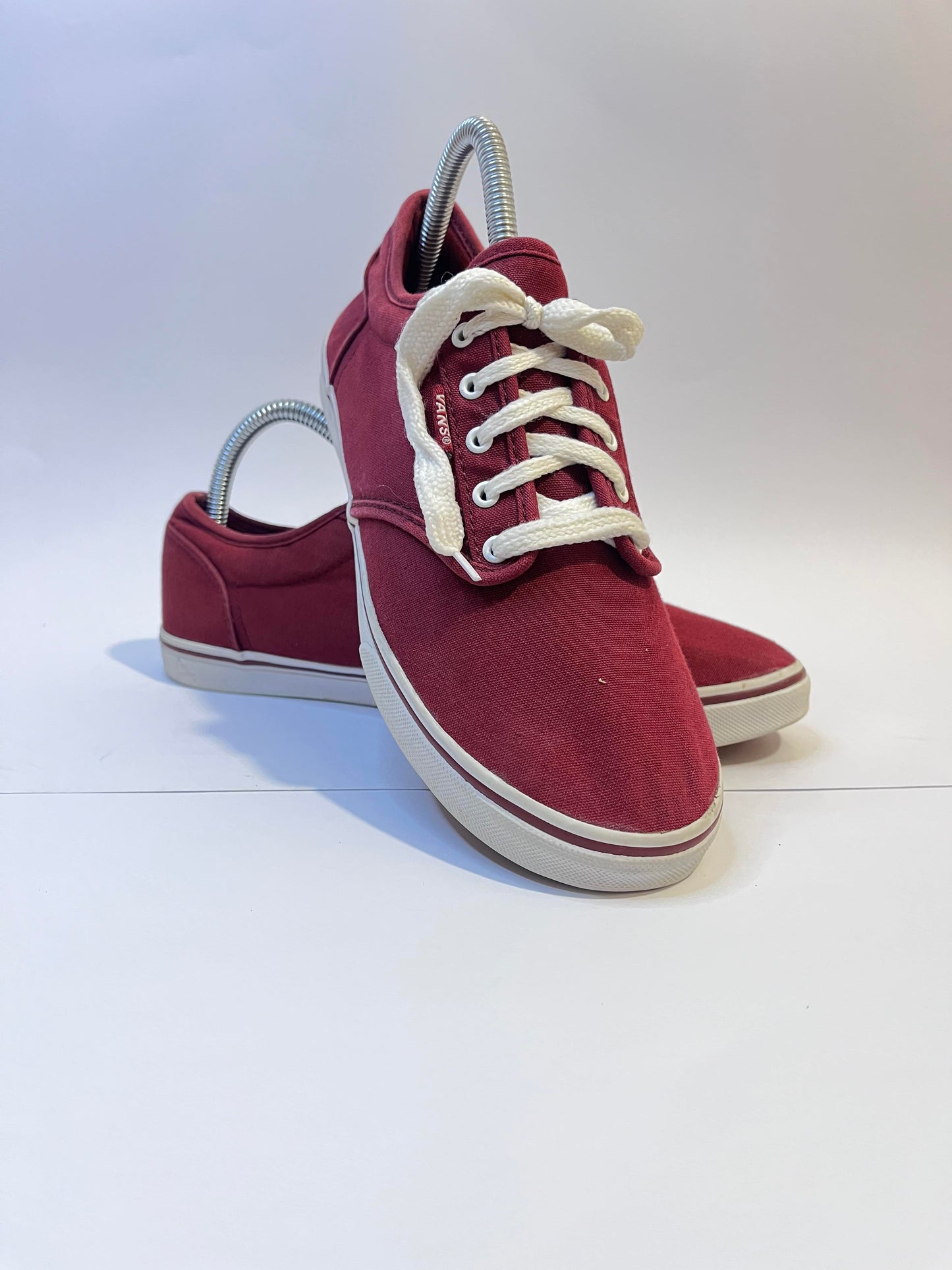 Vans Red Low-Top Sneakers