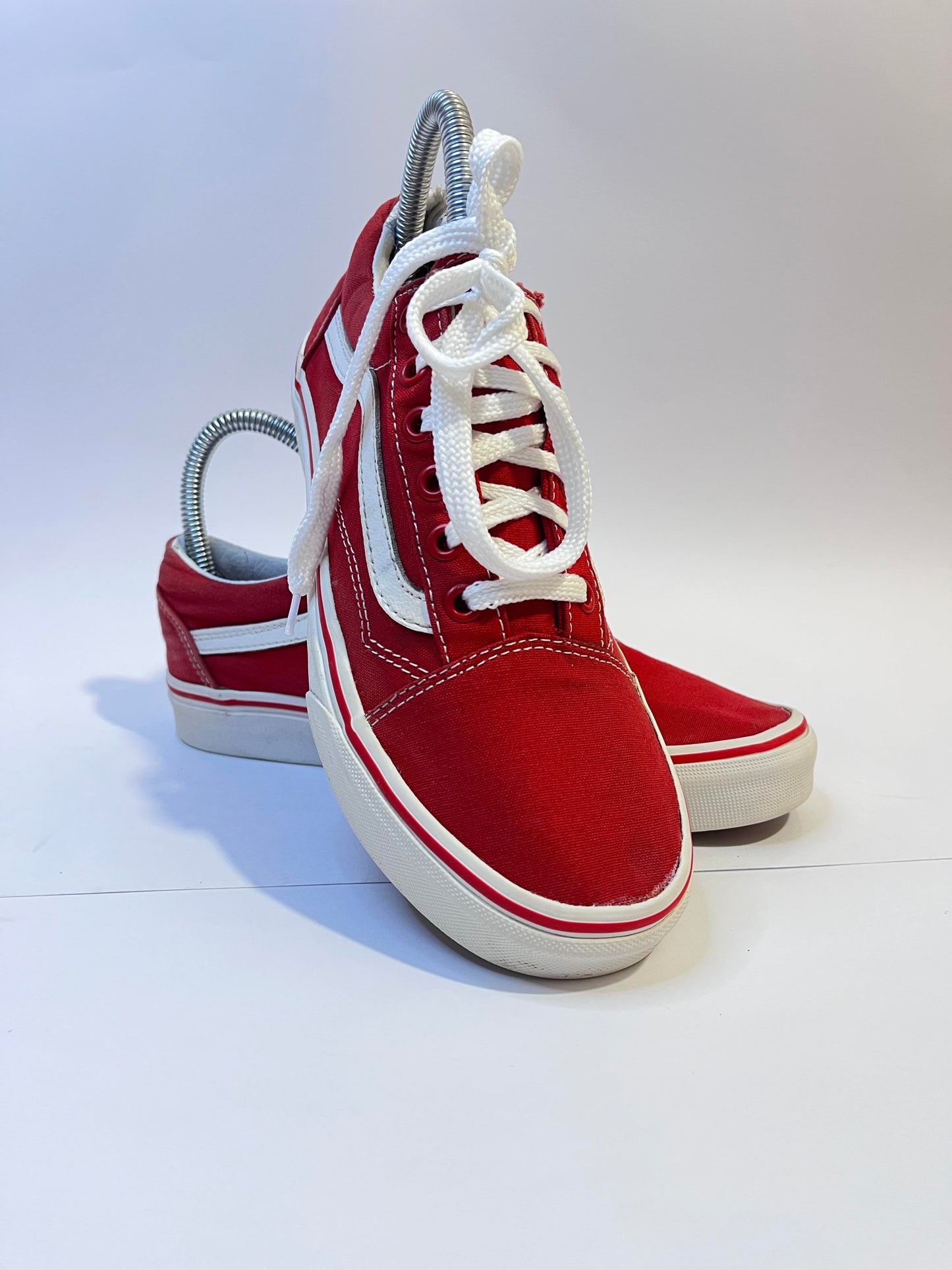 Vans Red Low-Top Sneakers