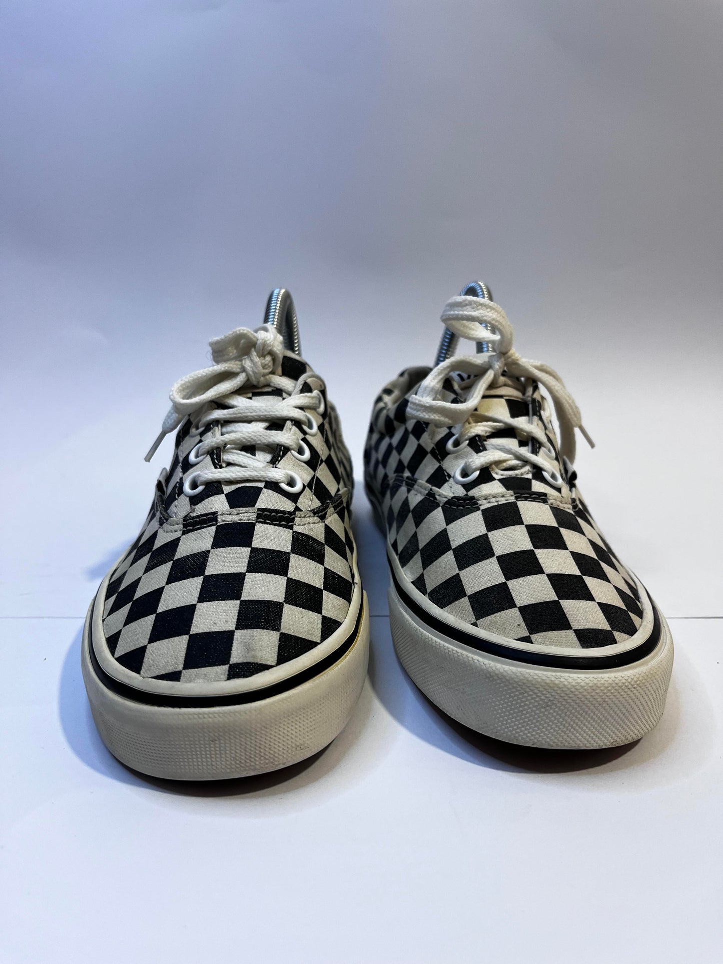 Vans Black Checkerboard Low-Top Sneakers