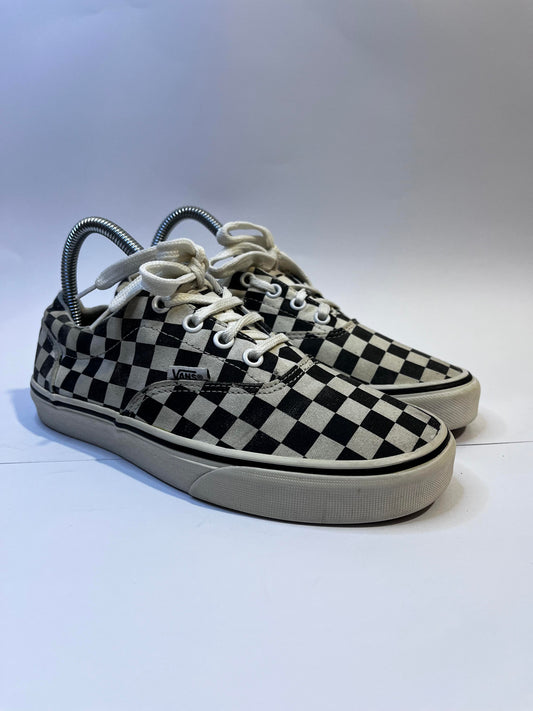 Vans Black Checkerboard Low-Top Sneakers