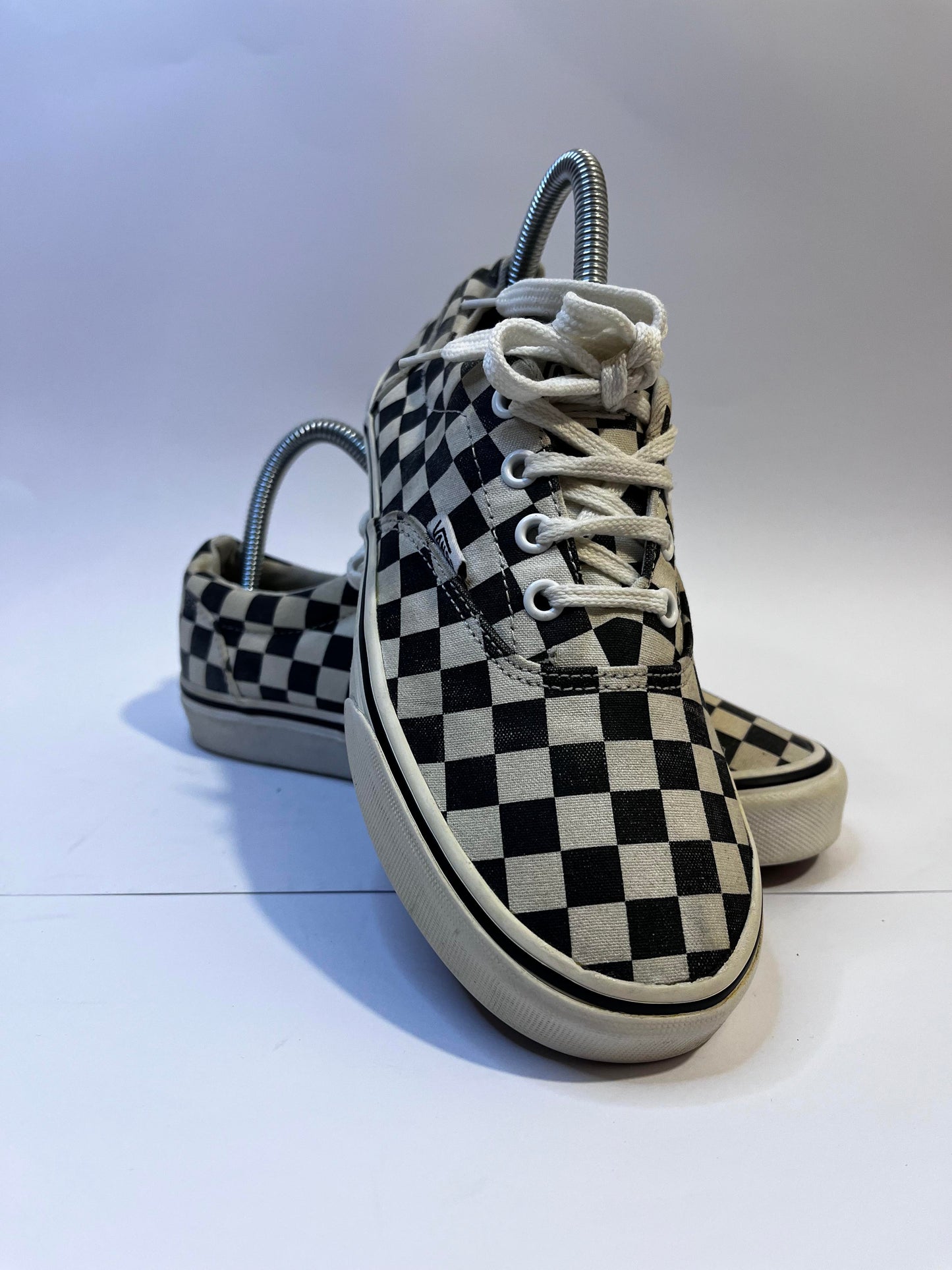 Vans Black Checkerboard Low-Top Sneakers