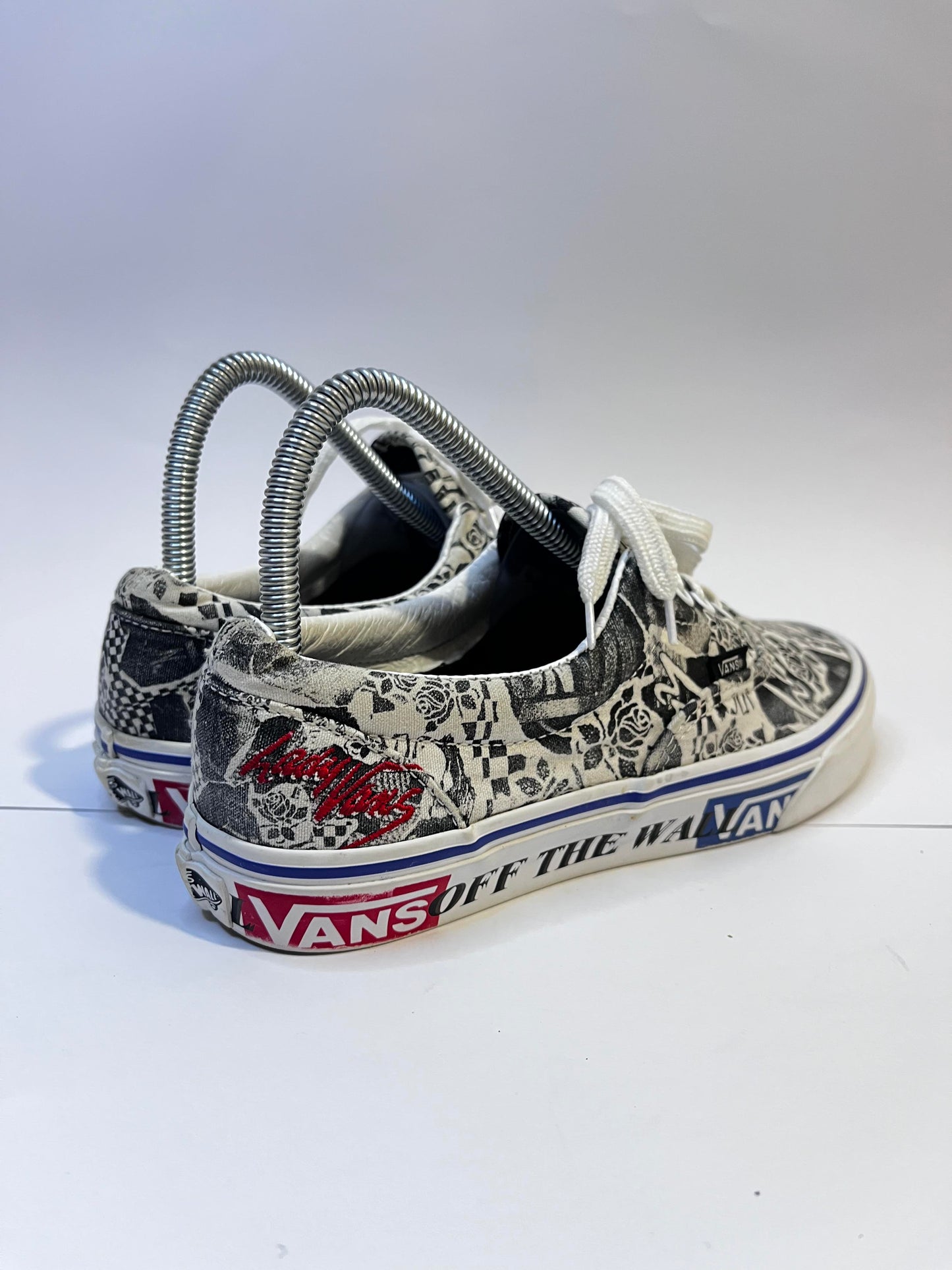 Vans Black and White Low-Top Sneakers