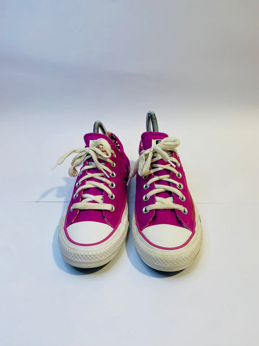 Converse Red Violet Low-Top Sneakers